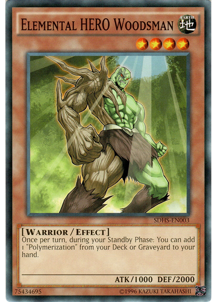 Elemental HERO Woodsman (Common Unlimited)