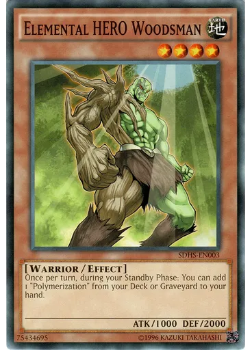 Elemental HERO Woodsman (Common Unlimited)