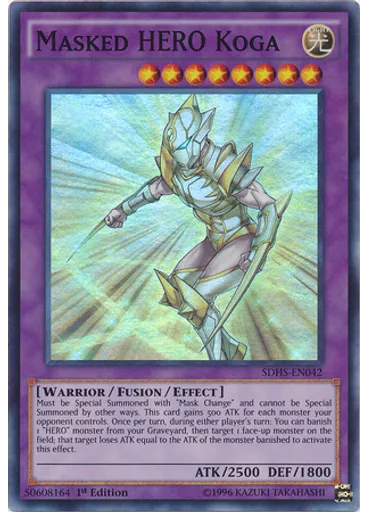 Masked HERO Koga — HERO Strike Structure Deck