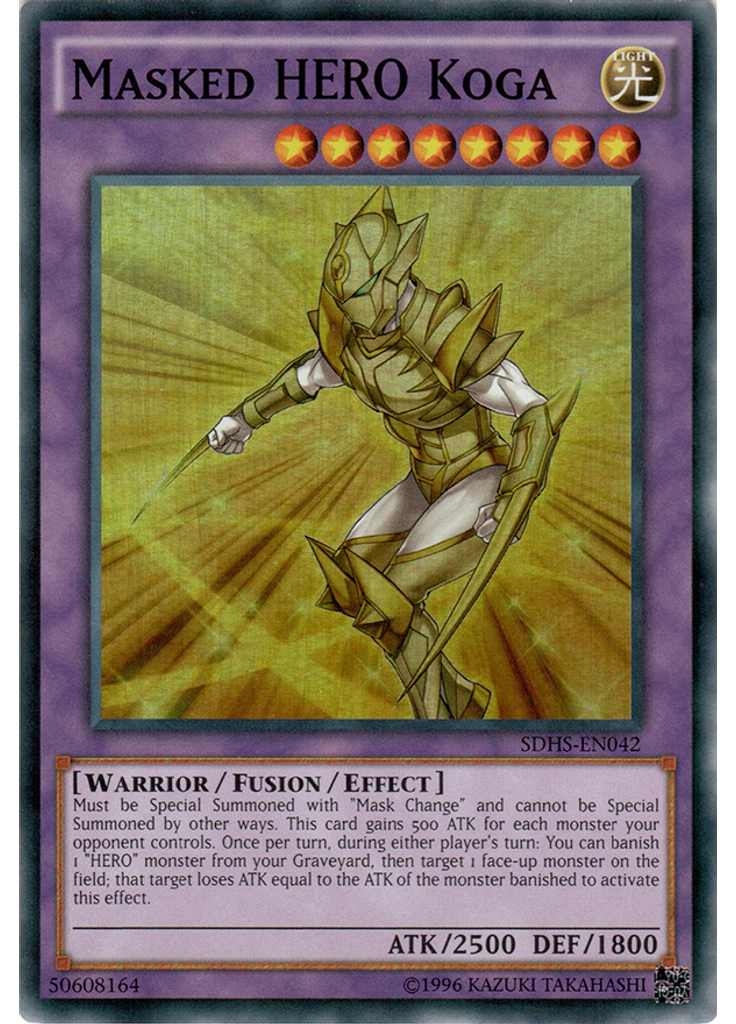 Masked HERO Koga (Super Rare Unlimited)