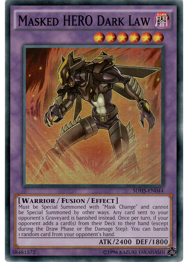 Masked HERO Dark Law (Super Rare Unlimited)