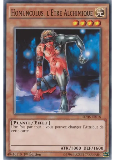 Homunculus, l'Etre Alchimique — L'Assaut des HÉROS Deck de Structure