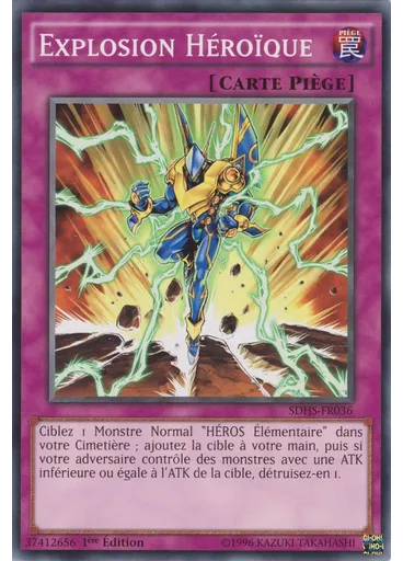 Explosion Héroïque — L'Assaut des HÉROS Deck de Structure
