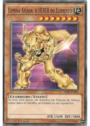 Lâmina Afiada, o HERÓI do Elemento — Ataque do HERÓI Deck Estrutural