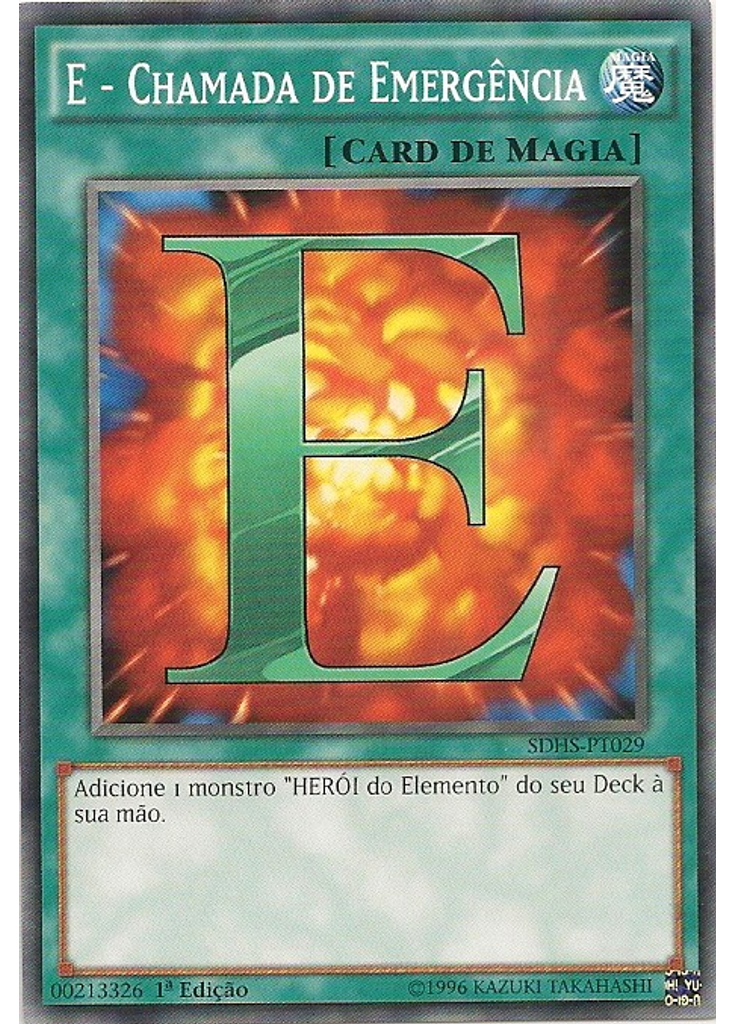 E - Chamada de Emergência