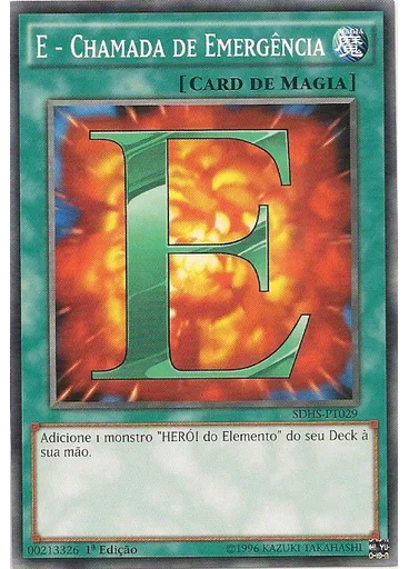 E - Chamada de Emergência — Ataque do HERÓI Deck Estrutural