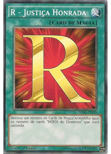 R - Justiça Honrada