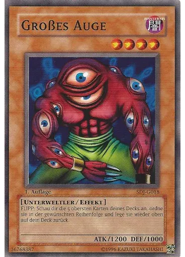 Großes Auge