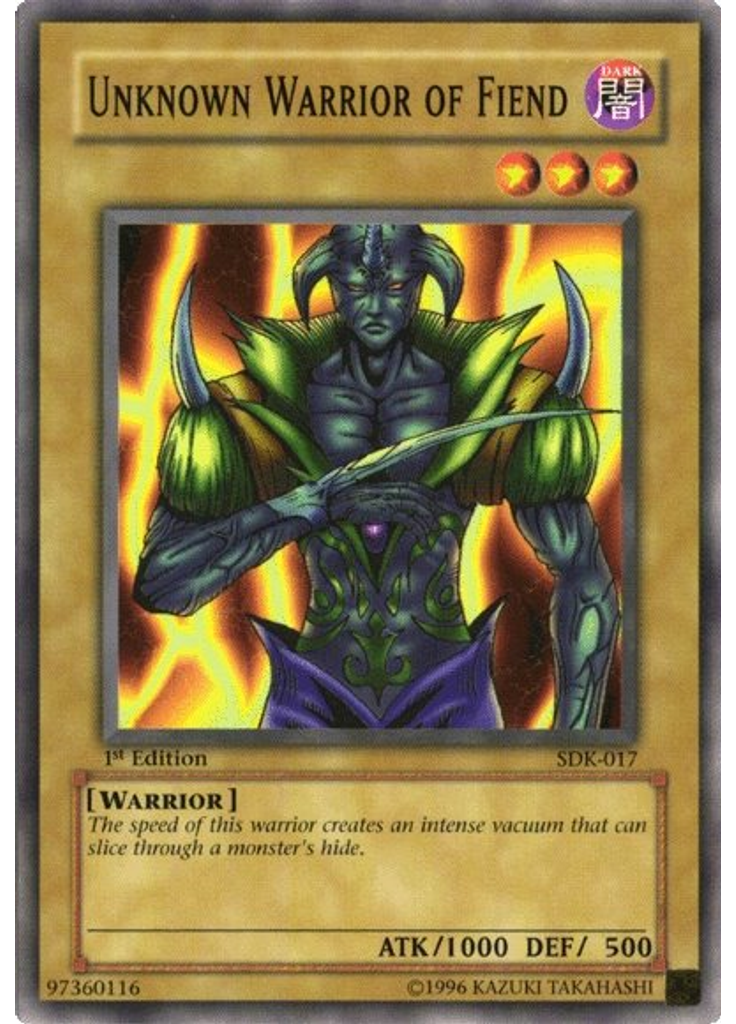 Unknown Warrior of Fiend
