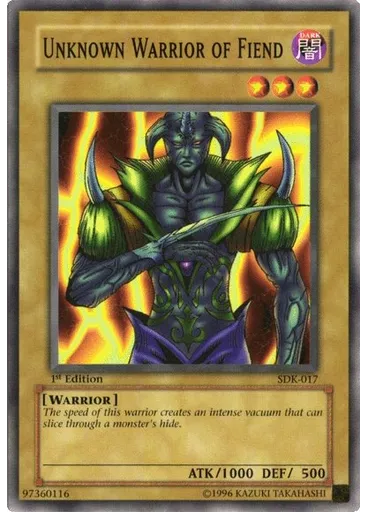 Unknown Warrior of Fiend