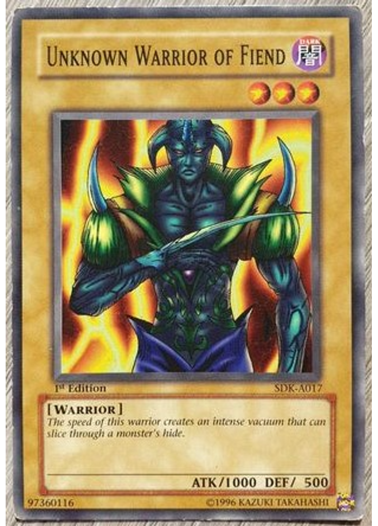 Unknown Warrior of Fiend
