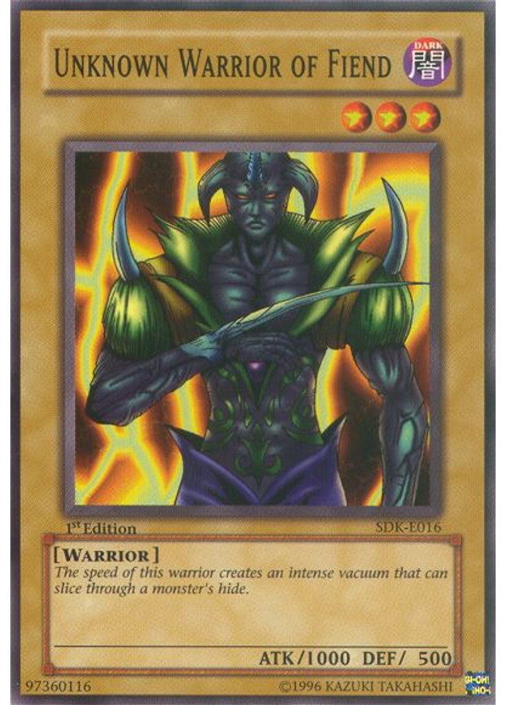 Unknown Warrior of Fiend
