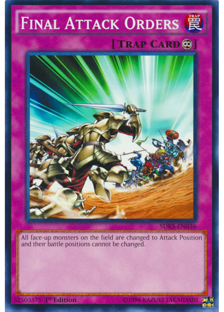 Final Attack Orders
