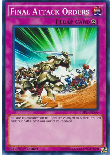 Final Attack Orders
