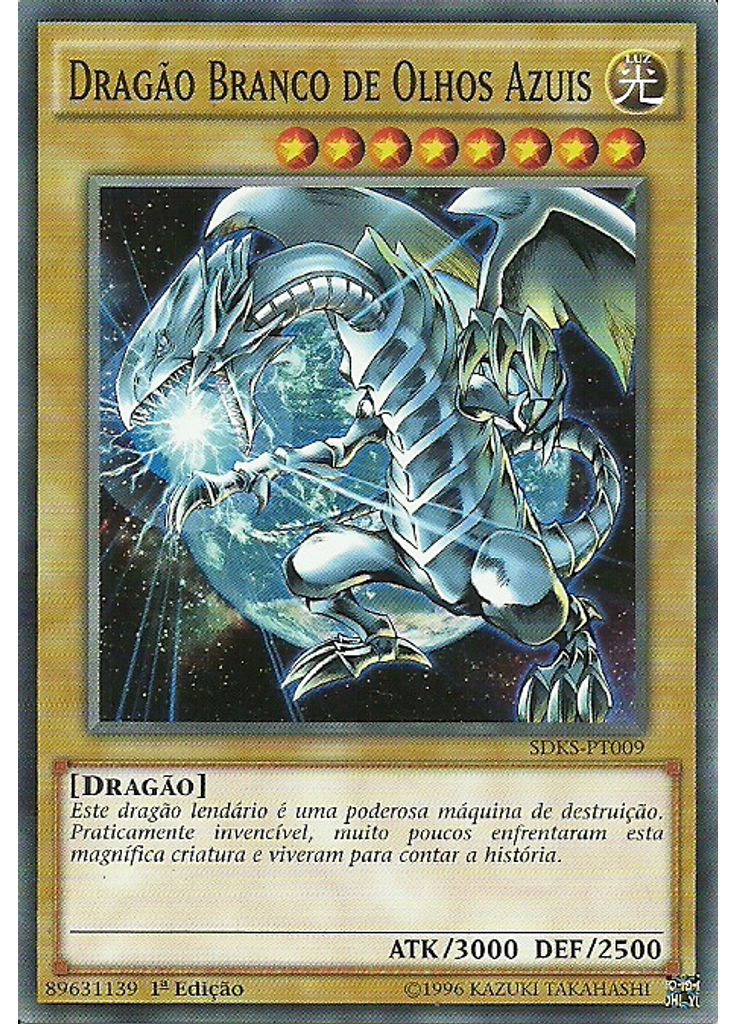 Dragão Branco de Olhos Azuis