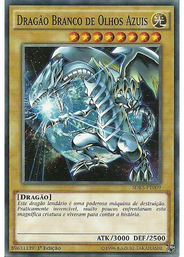 Dragão Branco de Olhos Azuis