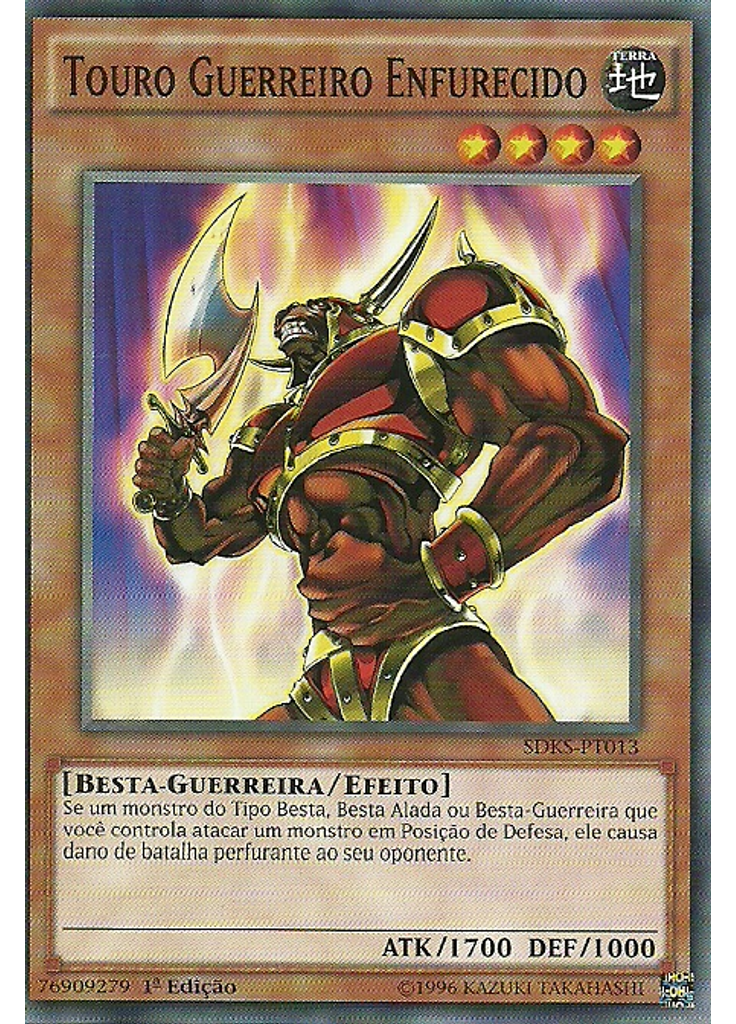 Touro Guerreiro Enfurecido