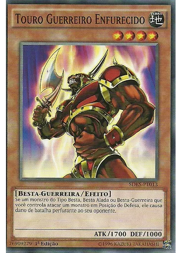 Touro Guerreiro Enfurecido