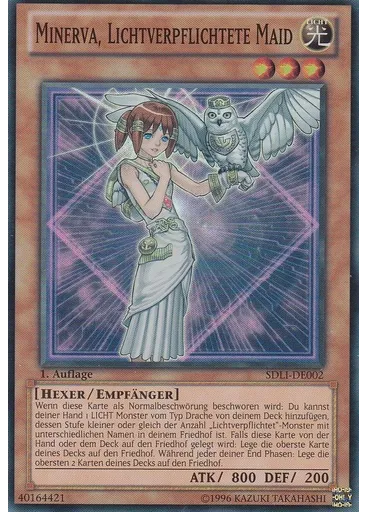 Minerva, Lichtverpflichtete Maid