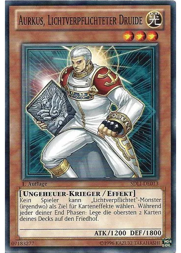 Aurkus, Lichtverpflichteter Druide — Realm of Light Structure Deck