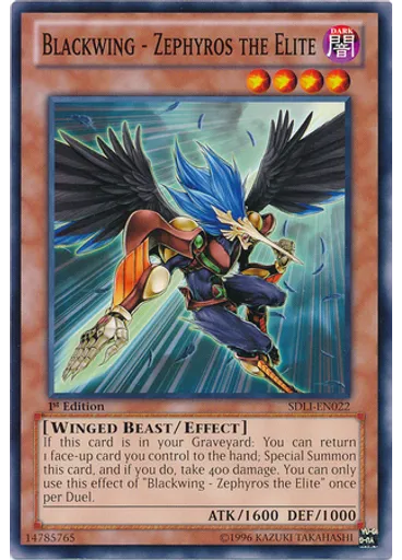 Blackwing - Zephyros the Elite — Realm of Light Structure Deck