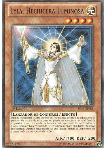 Lyla, Hechicera Luminosa — Reino de la Luz Baraja de Estructura