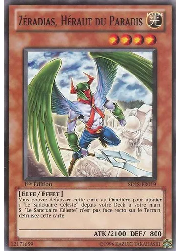 Zéradias, Héraut du Paradis