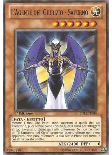 L'Agente del Giudizio - Saturno — Santuario Perduto Structure Deck