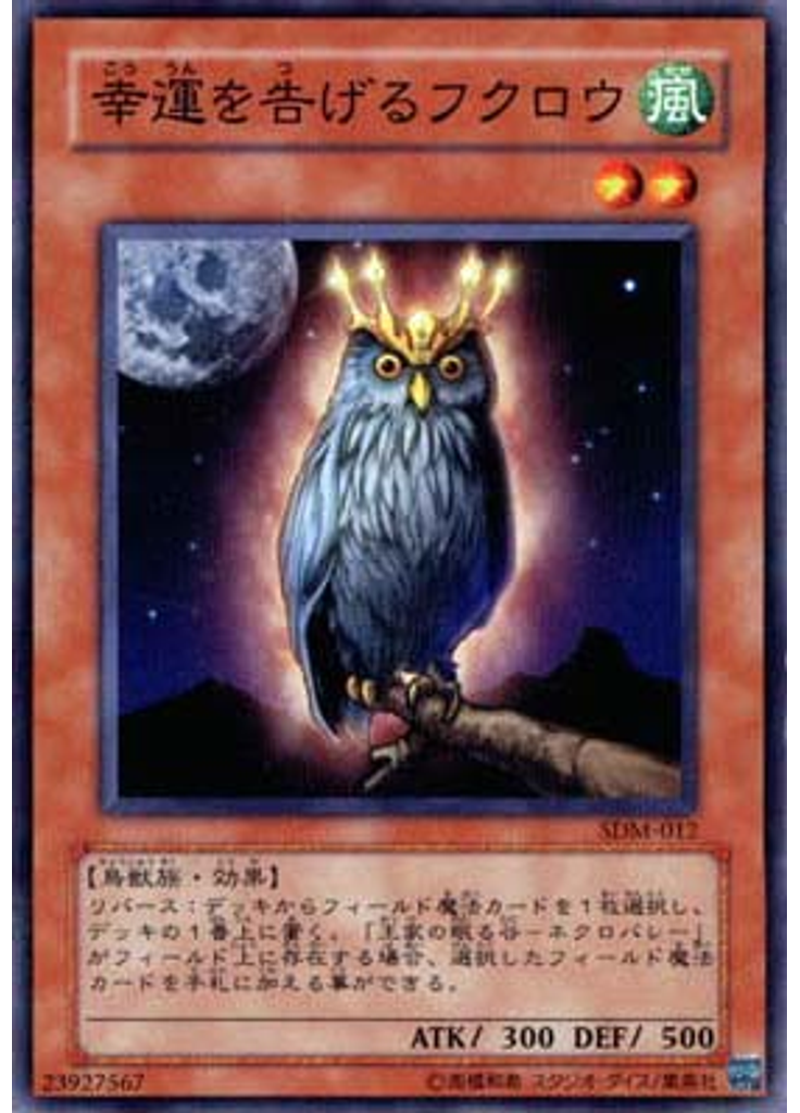 幸運を告げるフクロウ