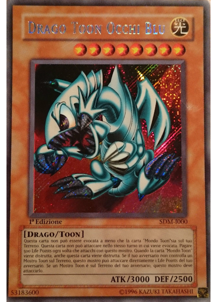 Drago Toon Occhi Blu
