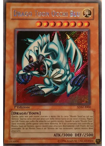 Drago Toon Occhi Blu