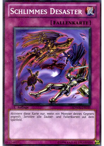 Schlimmes Desaster