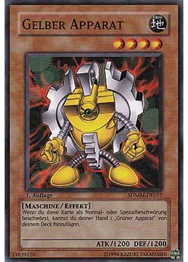 Gelber Apparat — Machina Mayhem Structure Deck