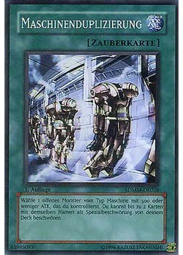 Maschinenduplizierung — Machina Mayhem Structure Deck