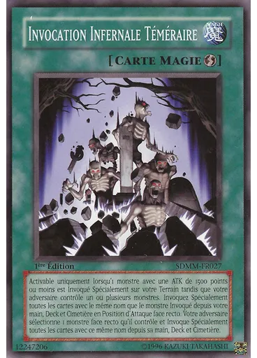 Invocation Infernale Téméraire