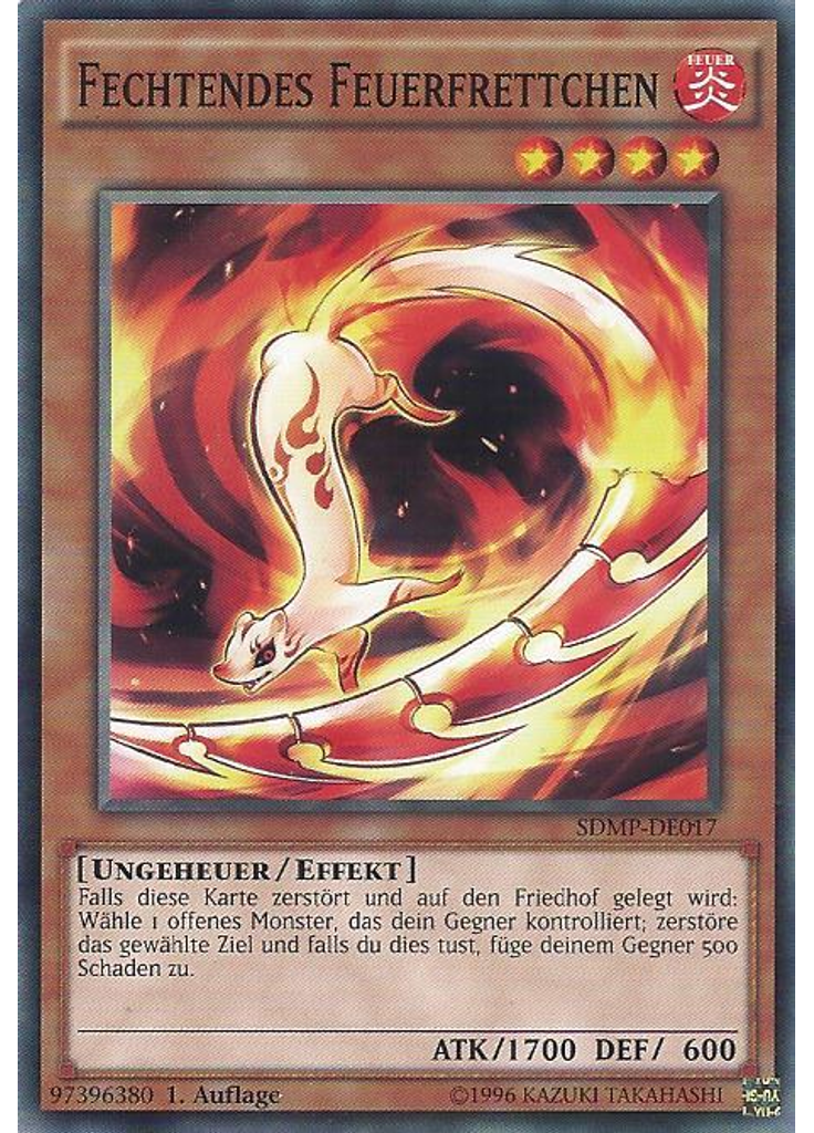 Fechtendes Feuerfrettchen