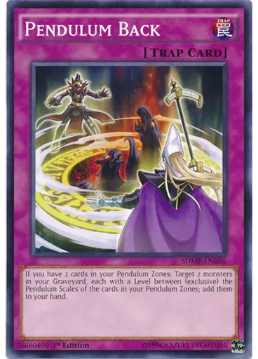 Pendulum Back — Master of Pendulum Structure Deck