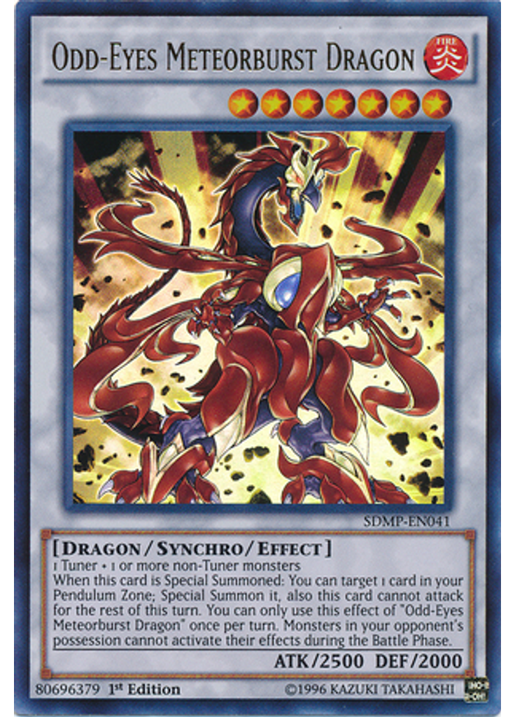 Odd-Eyes Meteorburst Dragon