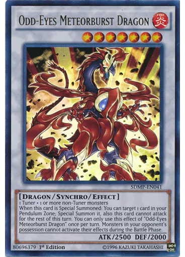 Odd-Eyes Meteorburst Dragon