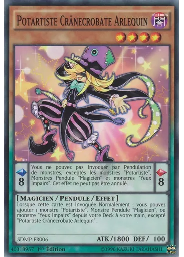 Potartiste Crânecrobate Arlequin