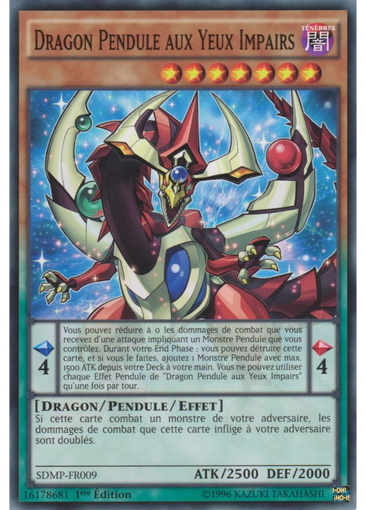 Dragon Pendule aux Yeux Impairs