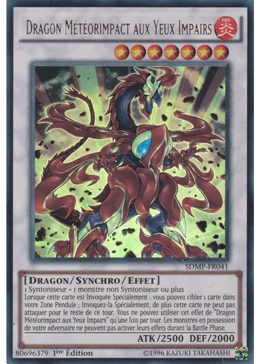 Dragon Météorimpact aux Yeux Impairs