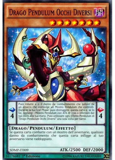 Drago Pendulum Occhi Diversi