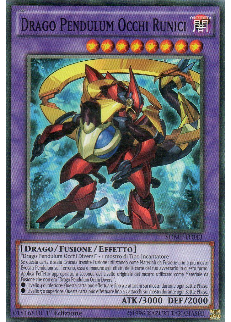 Drago Pendulum Occhi Runici