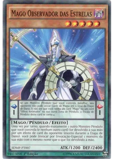 Mago Observador das Estrelas — Mestre do Pêndulo Deck Estrutural