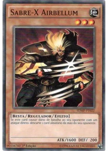 Sabre-X Airbellum — Mestre do Pêndulo Deck Estrutural
