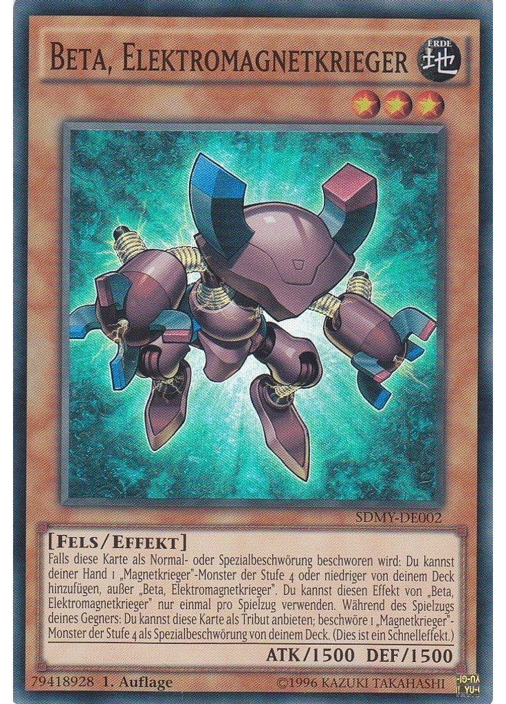 Beta, Elektromagnetkrieger