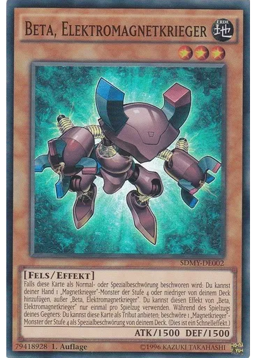 Beta, Elektromagnetkrieger