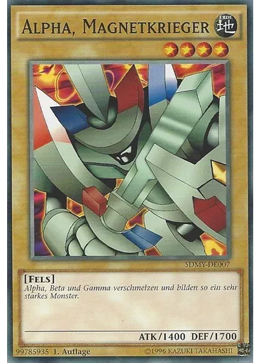 Alpha, Magnetkrieger — Structure Deck: Yugi Muto