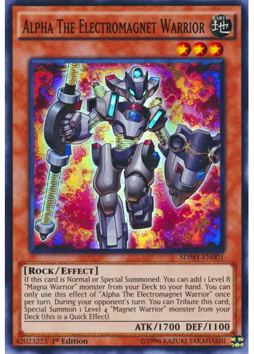 Alpha The Electromagnet Warrior — Structure Deck: Yugi Muto